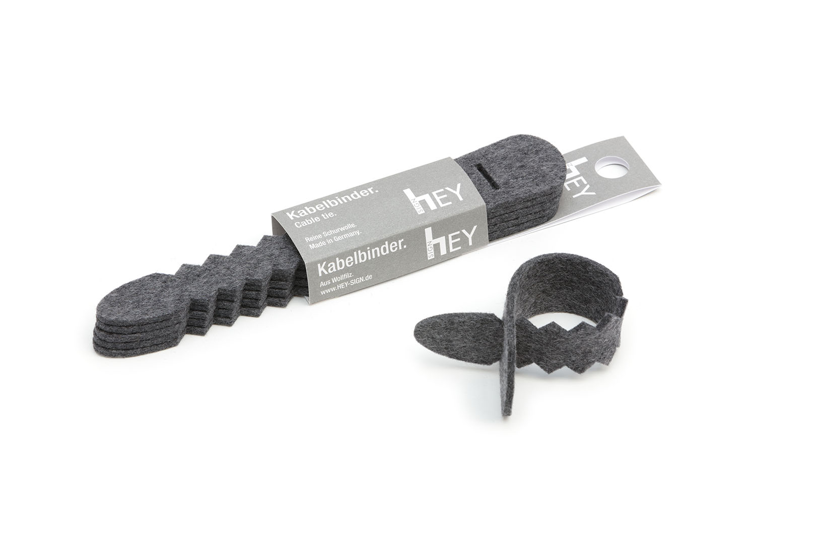 Kabelbinder aus Filz