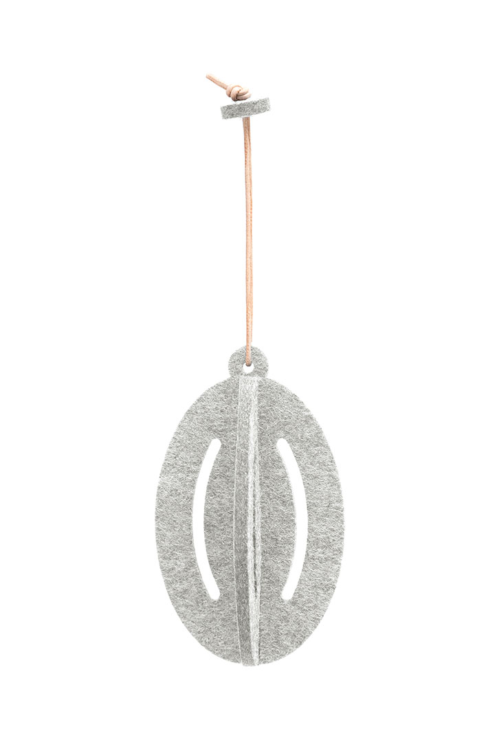 Anhänger Zapfen mit Streifenmuster (4 St.)