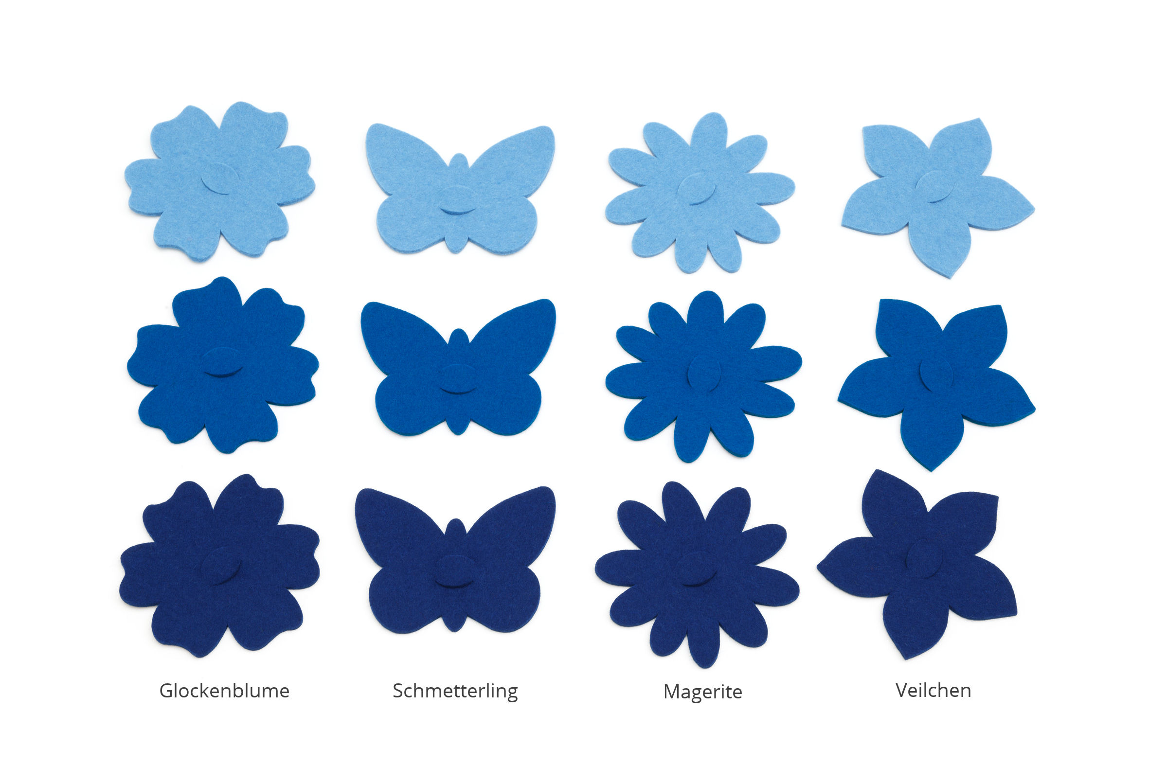 Dekoration Blüten & Schmetterling (12 St.)