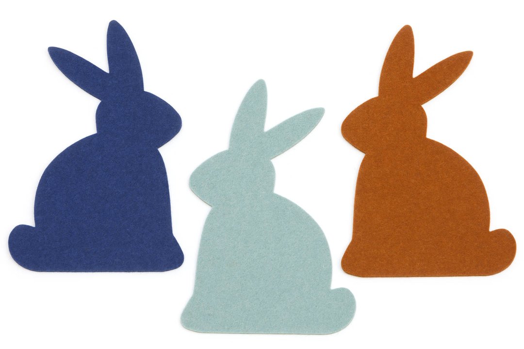 Untersetzer Osterhase (4 St.)