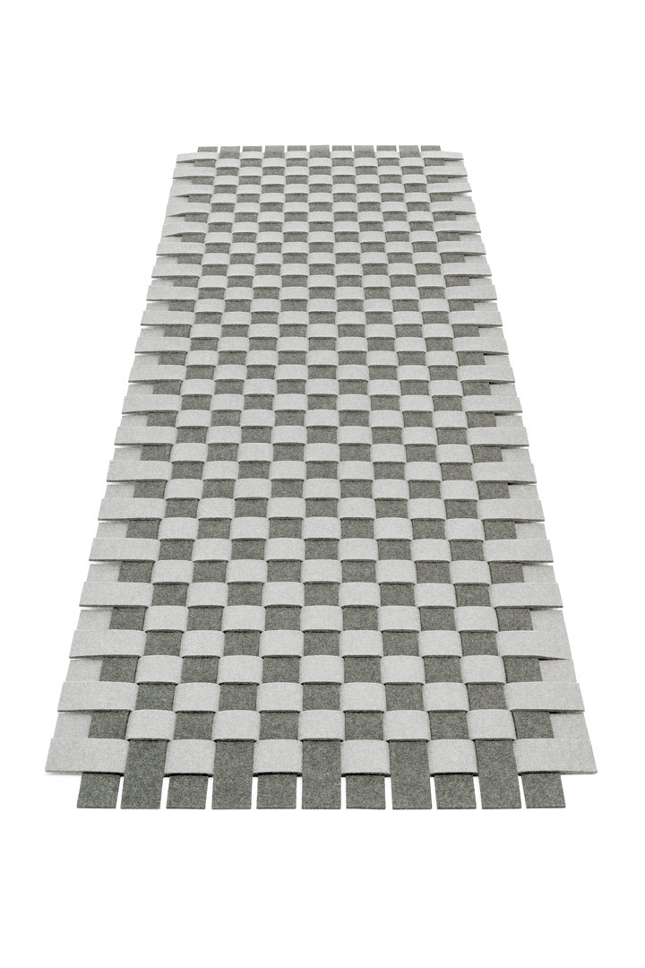 Teppichgeflecht 5 - zweifarbig