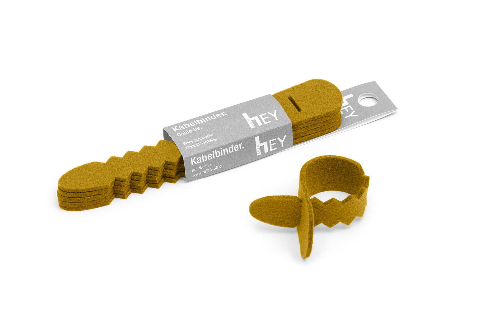 Kabelbinder aus Filz