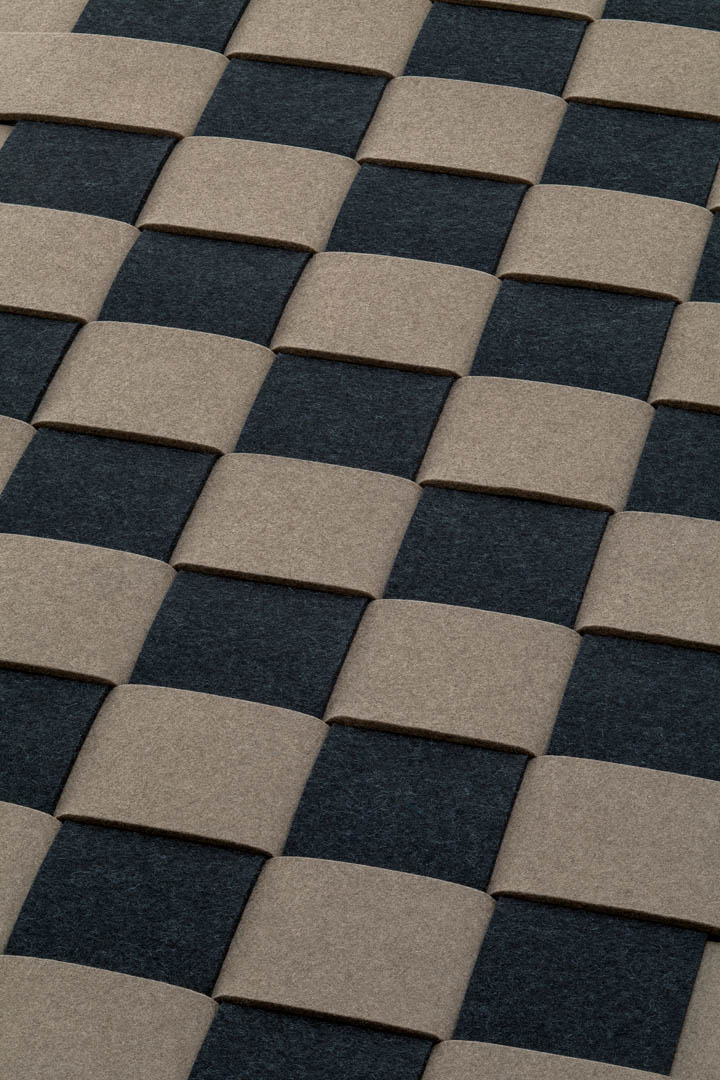 Teppichgeflecht 10 - zweifarbig