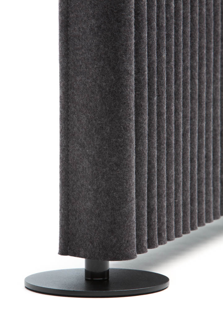 Schwarzer Tellerfuß - Zubehör Tischmodul