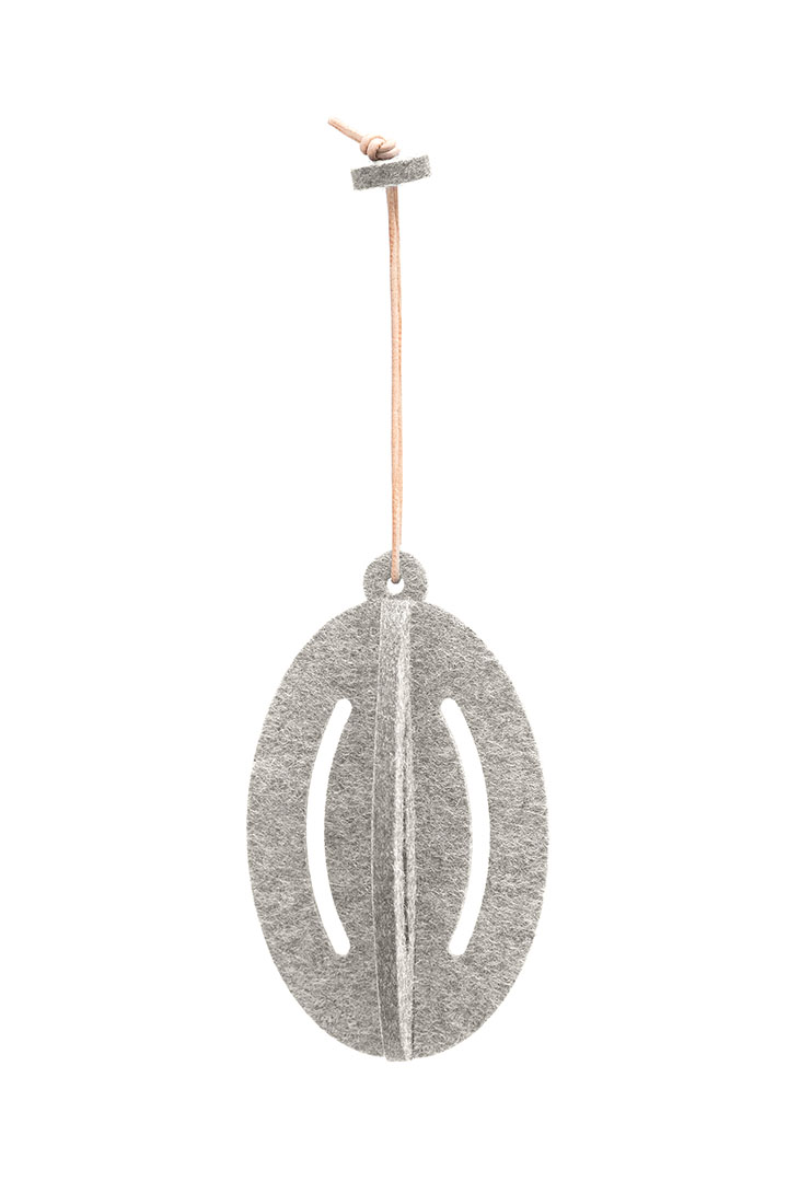 Anhänger Zapfen mit Streifenmuster (4 St.)