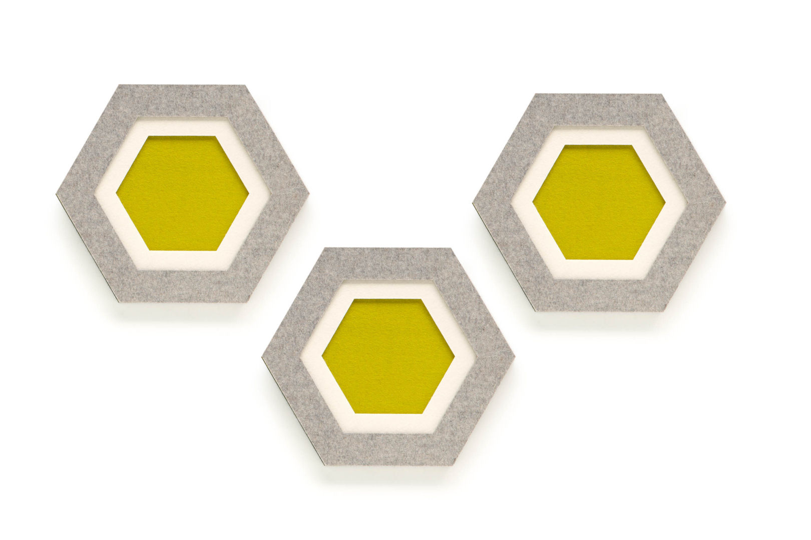 Wandelement Wabe 3er-Set