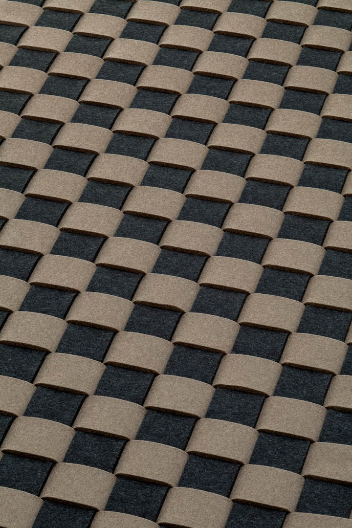 Teppichgeflecht 5 - zweifarbig