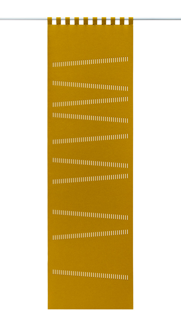 Flächenvorhang Moiré mit Schlaufen